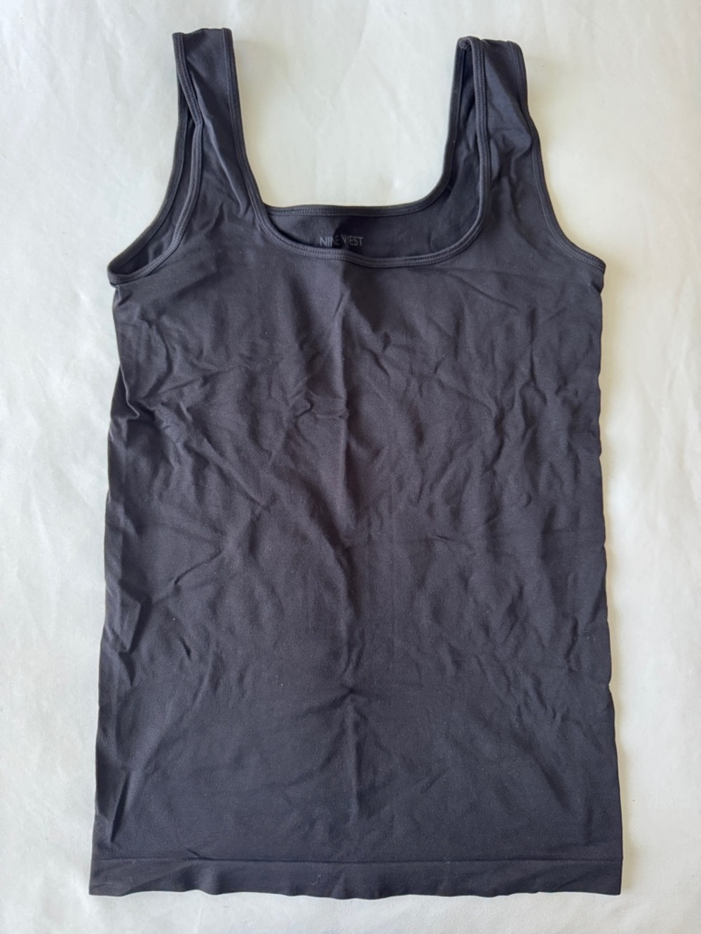 Nine West Black Scoop Neck Tank Top
